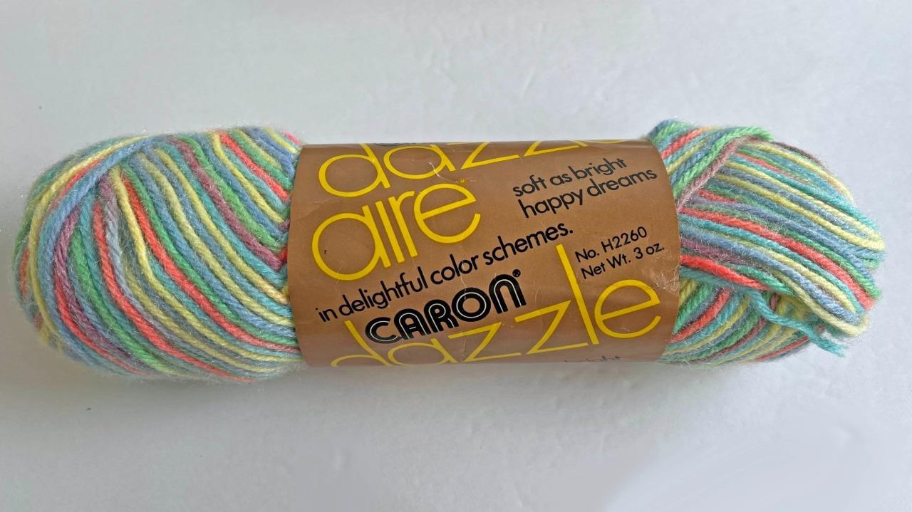 Caron Dazzleaire Yarn Carnival Ombre 2649 4ply 3oz Skein USA Dazzle Aire HTF Vtg eBay