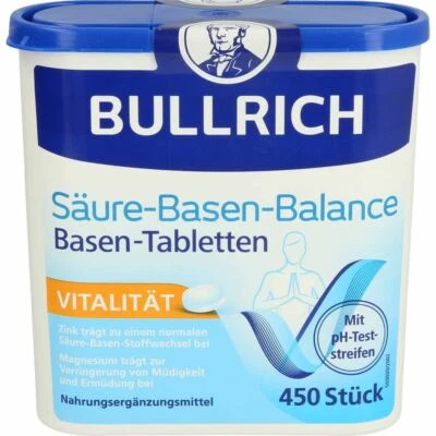 DELTA PRONATURA DR. KRAUSS & DR. BECKMANN KG BULLRICH Säure Basen Balance Tabletten 450 St PZN11089888