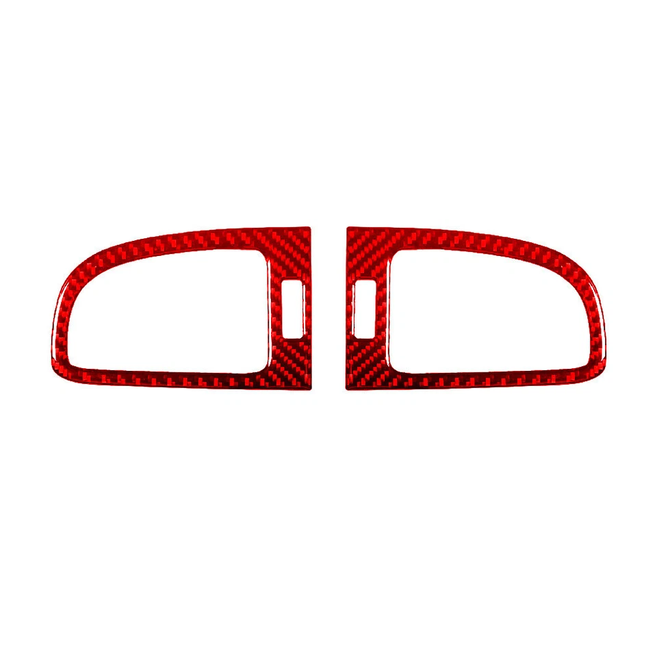 Juego completo de cubierta interior de fibra de carbono rojo para Silverado/Tahoe/Sierra 2007-14 Foto 4 de 4