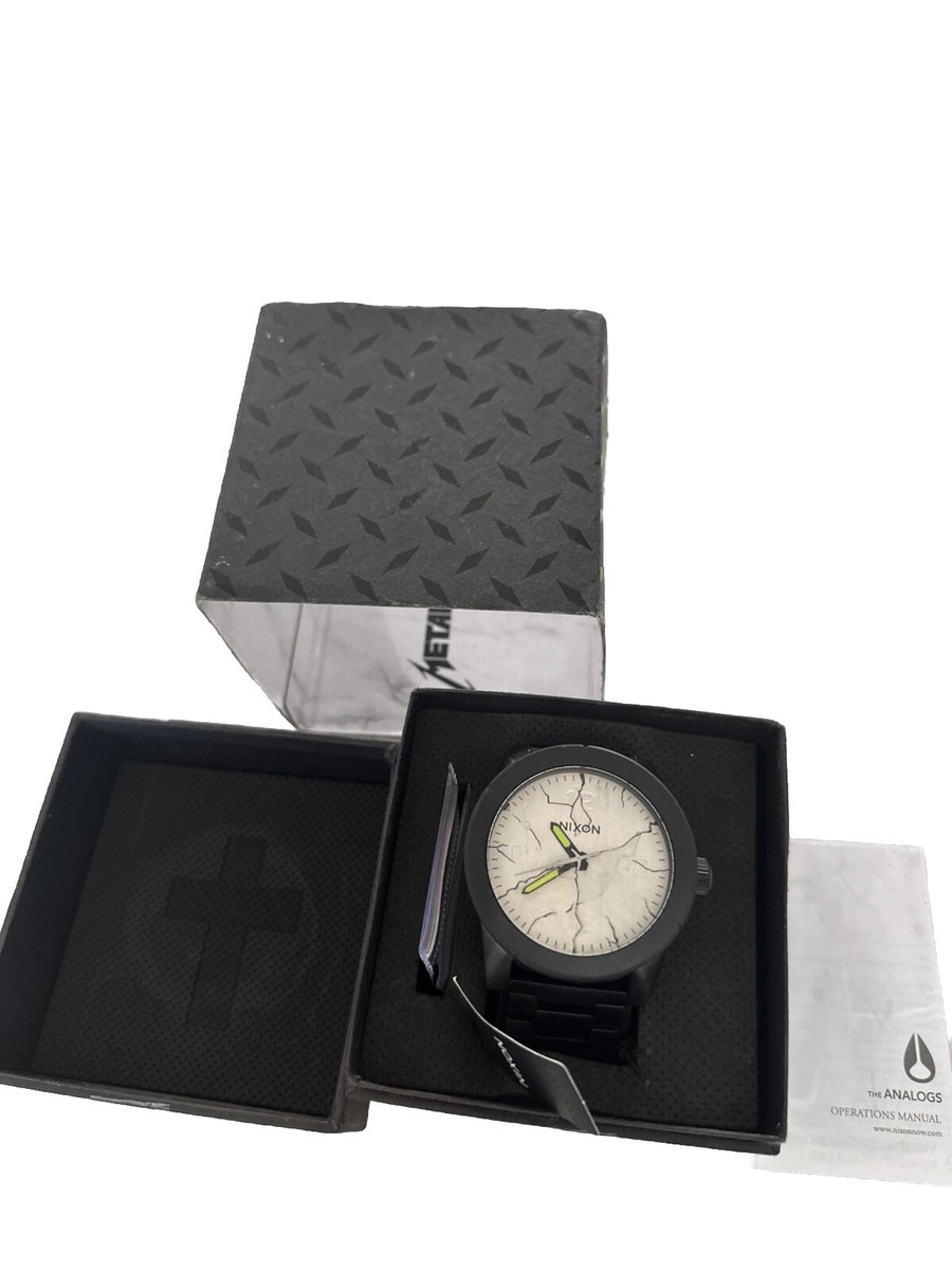 RARE! New with box Metallica x NIXON .AND JUSTICE FOR ALL