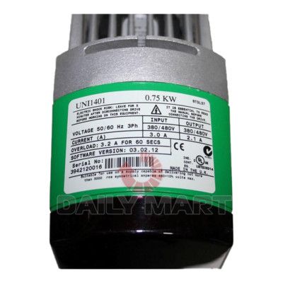 Used & Tested CONTROL TECHNIQUES UNI1401 Variable Speed Drive 0.75KW