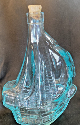 Mod Dep S Maria Sail Boat Bottle/Decanter