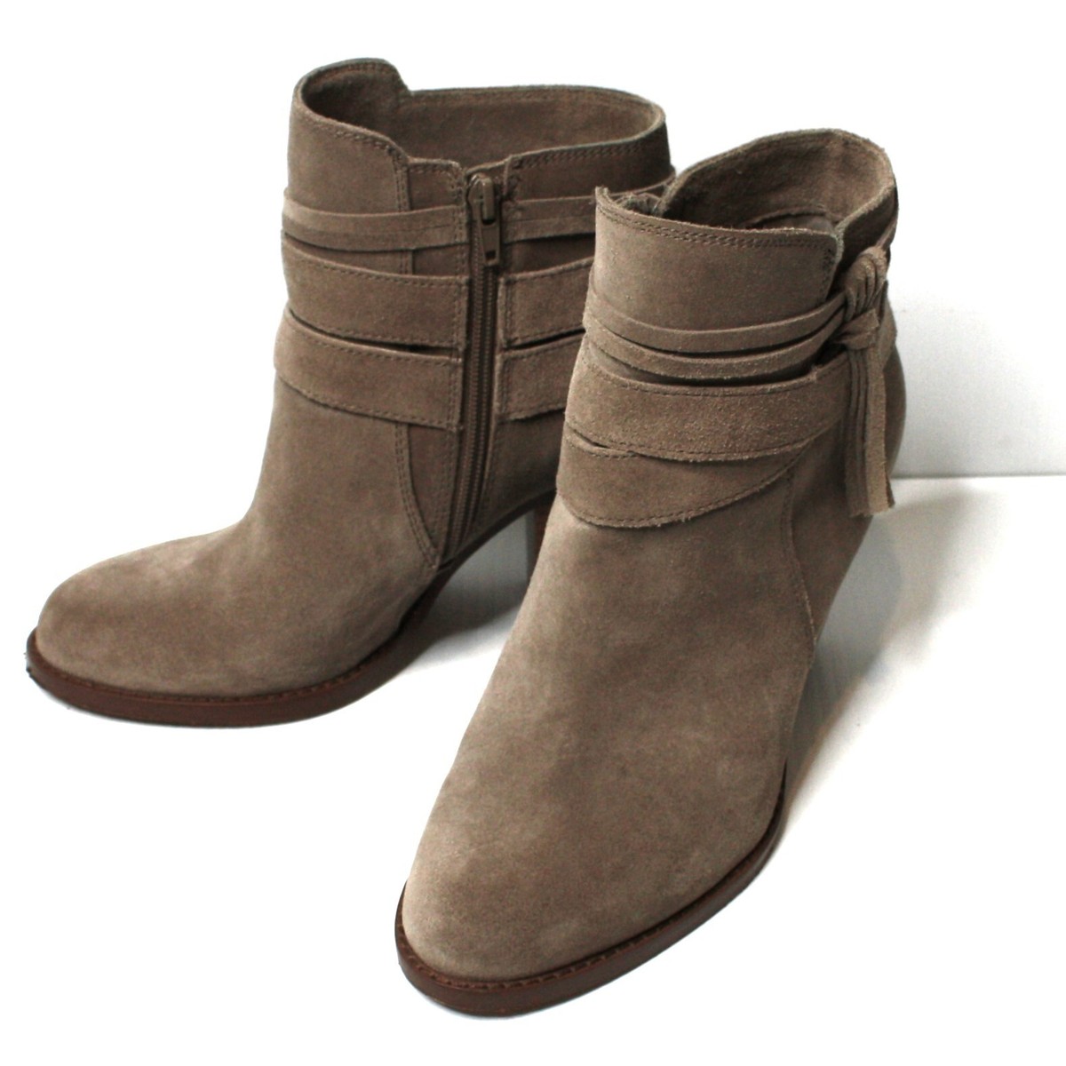 Sole Society Women's Rumi Tassel Bootie Suede Boots Shoes in size US