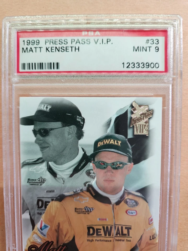 MATT KENSETH 1999 P.P. VIP #33 NASCAR CUP CHAMPION "RC" GRADED PSA 9 MINT - Image 3 of 4
