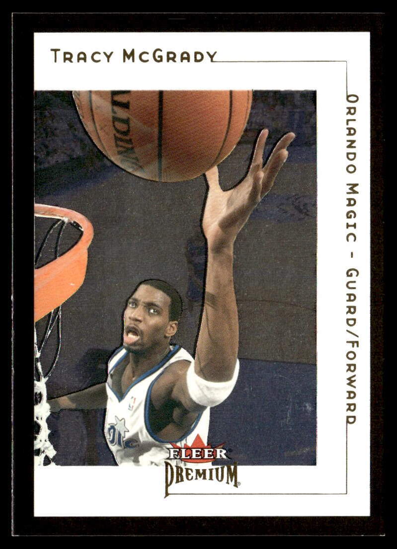 2001 Fleer Premium #8 Tracy McGrady   Basketball