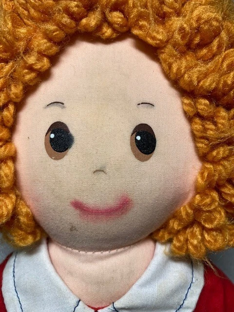 Vtg 1982 Knickerbocker Little Orphan ANNIE 16 Plush Doll Broadway