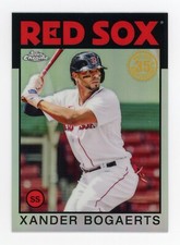 ⚾️ 2021 Topps Chrome XANDER BOGAERTS 1986 35th Anniversary #86BC-8 Red Sox⚾️