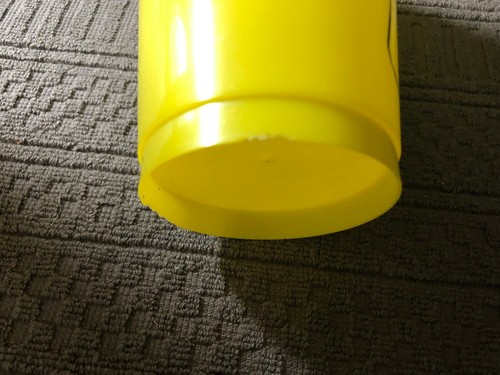 Vintage - Lot of 5 - 1978 McDonalds Hamburglar/Big Mac Yellow Cups - Picture 3 of 3