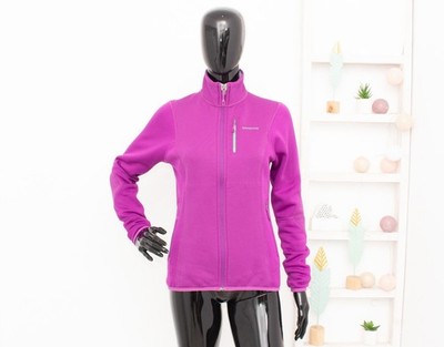Patagonia Piton Hybrid Jacke Lila Fleece Performance Wandern Trekking Damen S