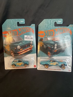 HOT WHEELS 56TH ANNIVERSARY CUSTOM '70 HONDA N 600 &  65 COMET CYCLONE