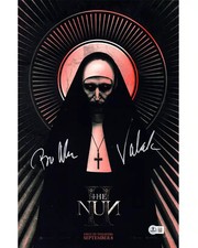 Bonnie Aarons signed 11x17 Poster Valak The Nun II Beckett Authentication