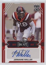 2022 Leaf Draft Auto Red Jermaine Waller #BA-JW2 Auto 0b3