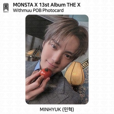MONSTA X The 13th Mini Album THE X Withmuu POB Photocard KPOP K
