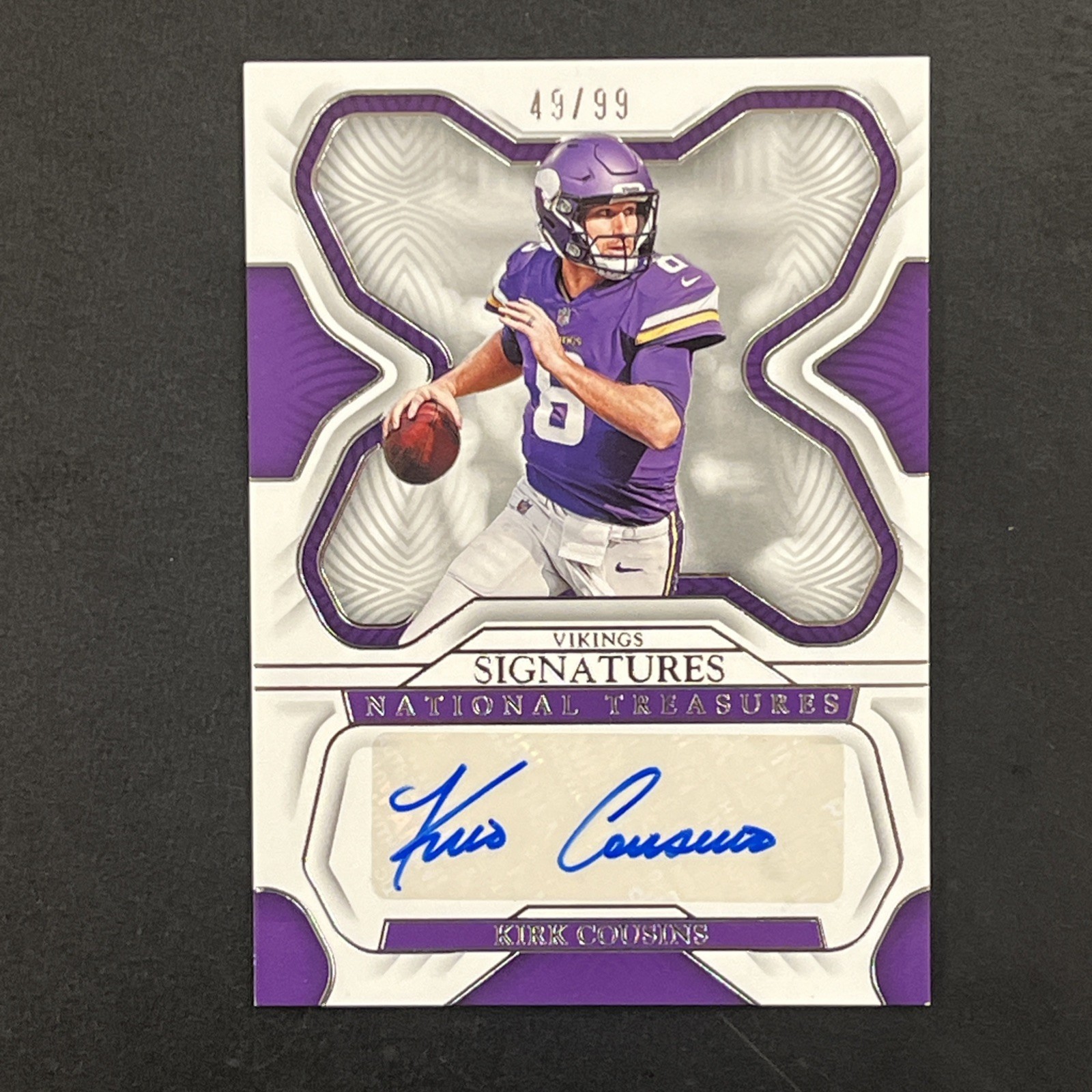2022 National Treasures Kirk Cousins Auto /99