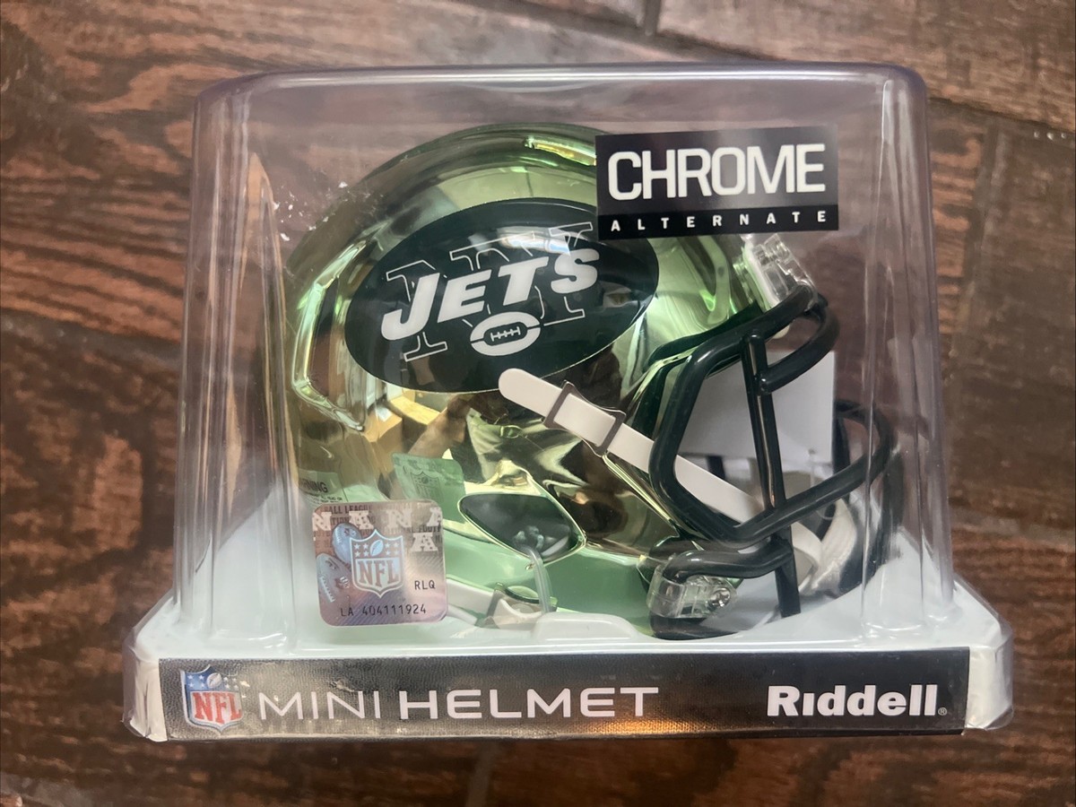Brand New New York Jets 2018 Chrome Mini Helmet Limited Edition In