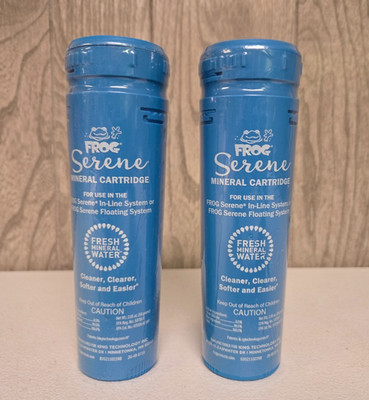 FROG Serene 2 PACK Replacement Mineral Cartridges for use w/ Hot Tub Blue
