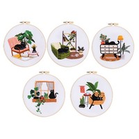 5 Sets Stickset FüR AnfäNger Und Erwachsene, Handstickset EnthäLt Freizeitk3079
