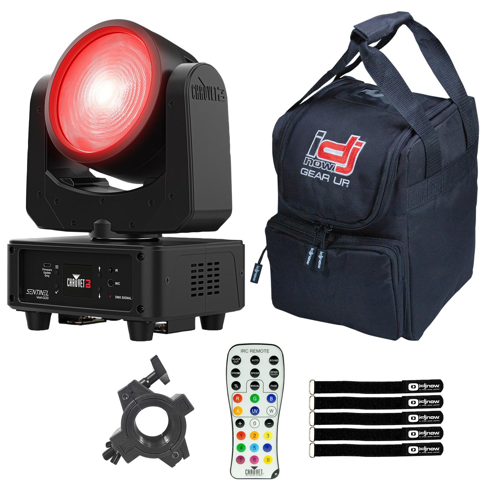 Chauvet DJ Sentinel Wash Q120 RGBW LED Compact Moving Head Light w Bag