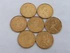 (7) 1980s Canada Dollar Coins JU-1