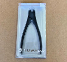 SUWADA Nail Nipper Black L Made in Japan Stainless Steel
