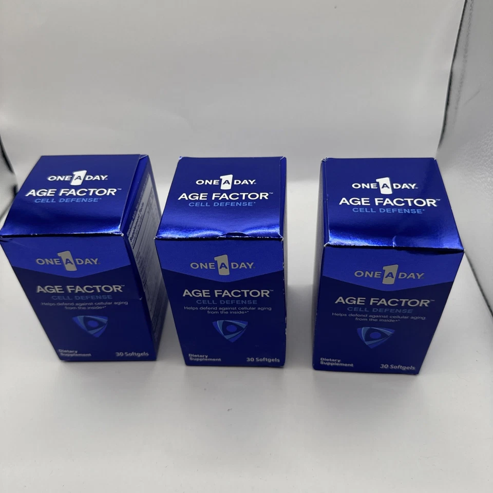 Lote (3) 30 cápsulas blandas función de salud celular defensa celular factor de edad al día Foto 2 de 4