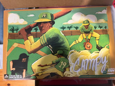 Oakland A’s Bert Campaneris stadium fan cheer baseball poster