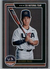 2022 Panini Stars and Stripes USA Baseball Retail Base or Holo Silver PFL