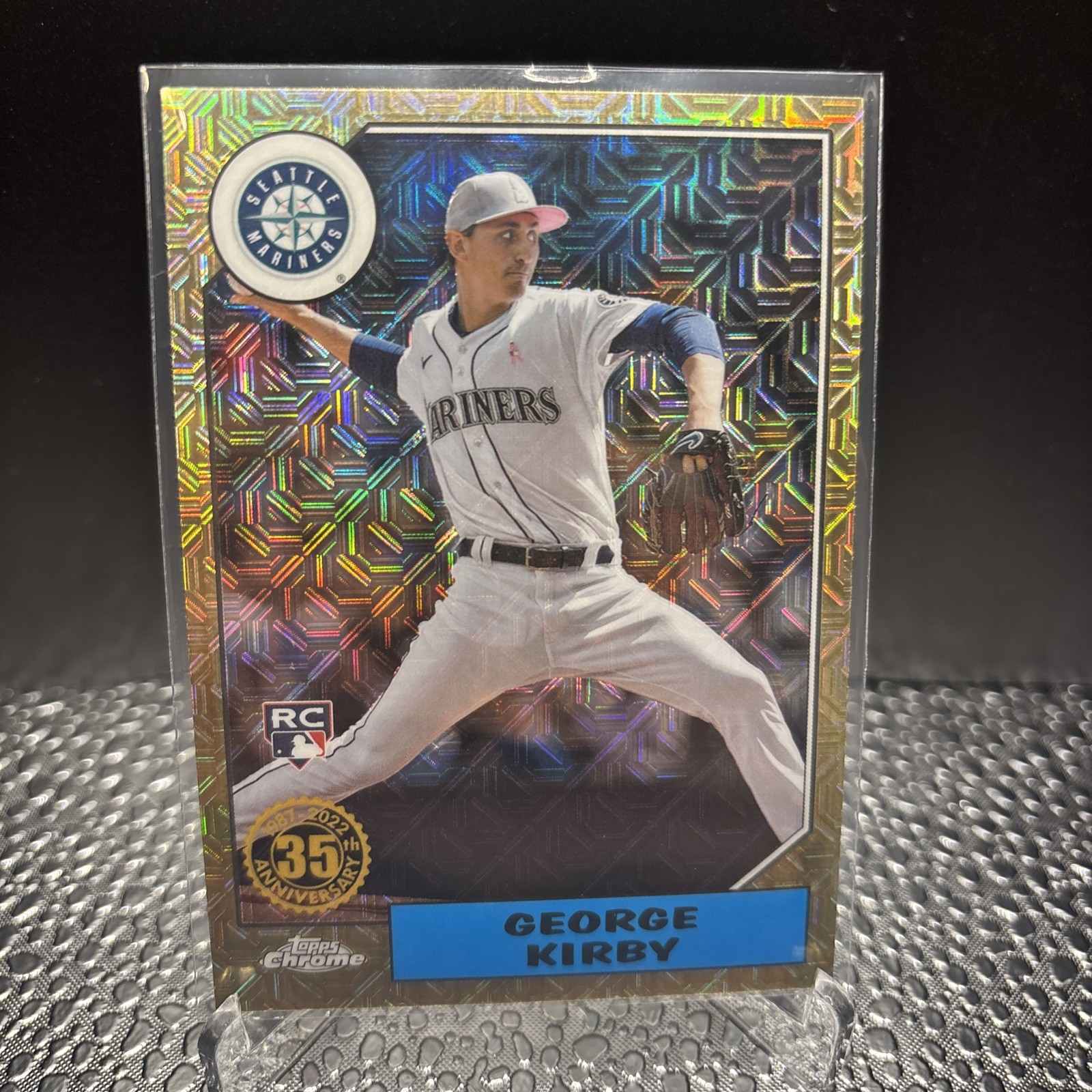 2022 Topps Update Series - 1987 Chrome Silver Pack Mojo George Kirby RC #T87C-45