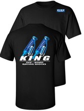 King Off-road Racing Shocks T-shirt Blue Coilover Suspension Graphic Tee Baja King Off-road Racing Shocks T-shirt Blue Coilover Suspension Graphic Tee Baja