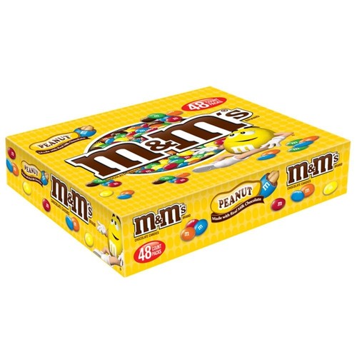 M&M's Peanut Chocolate Candy (1.74 Ounce, 48 Count) - Picture 1 of 5