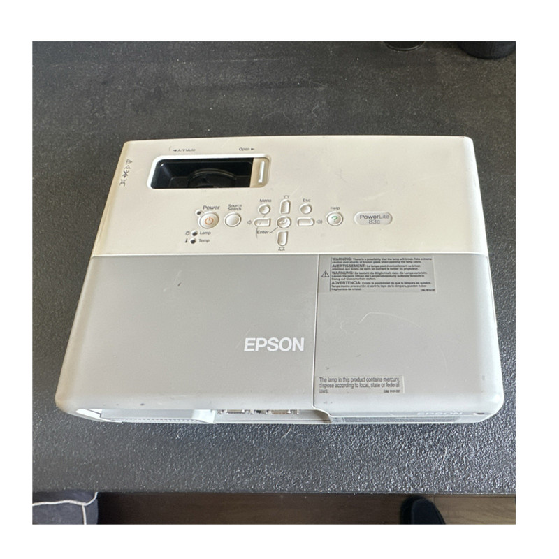 Epson EMP-83 LCD Projector White, LAN, S-Video, VGA, RS-232C, Video