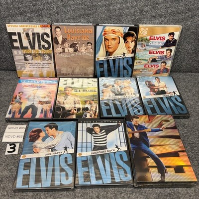 Elvis Presley DVD Lot New Sealed Clambake GI Blues Jailhouse Rock 12+