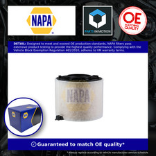 Air Filter fits AUDI A5 2.0D 2016 on NAPA 8W0133843A Genuine Quality Guaranteed
