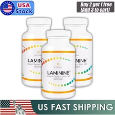 3 AUTHENTIC LifePharm Laminine Supplement 120 Capsules Total - EXP 07/2026!