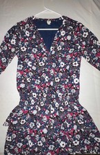 Women's long sleeve rose dress (Seasonal Deals)