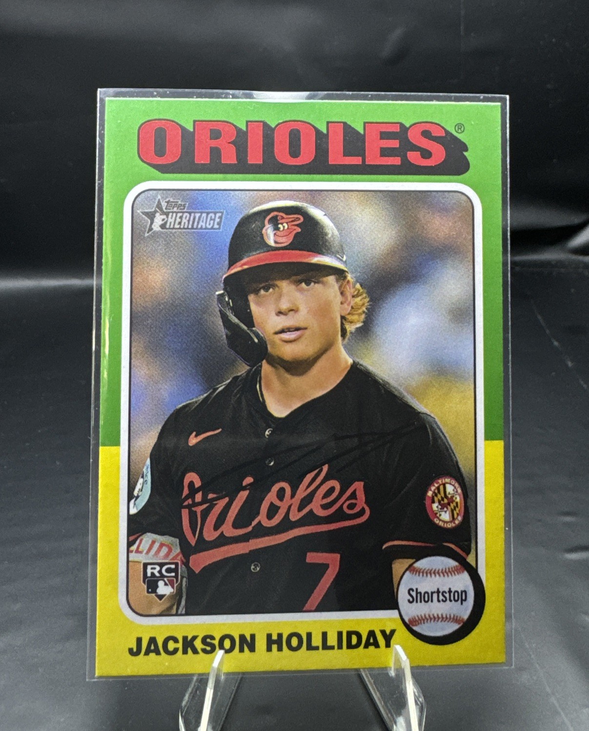 2024 Topps Heritage High Number Jackson Holliday #692 RC Orioles
