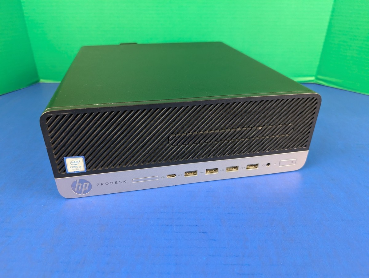 HP ProDesk 600 G3 SFF Desktop PC Intel i5-7500 8GB RAM 256GB NVMe