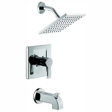 Glacier Bay 1-Spray Tub and Shower Faucet 1.8 GPM in Chrome, Valve Included