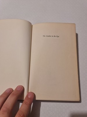 The Catcher in the Rye J.D. Salinger HB 1969 Impression Vintage Hardback Book