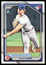 2024 Bowman Draft Johnny King 1st Bowman #BD-36 Toronto Blue Jays