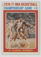 1971-72 Topps NBA Championship Oscar Robertson Game 4 (A Clean Sweep!) HOF 08ql