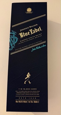 Johnnie Walker Blue Label Blended Scotch Whisky, 700ml, 40% Alkoholgehalt