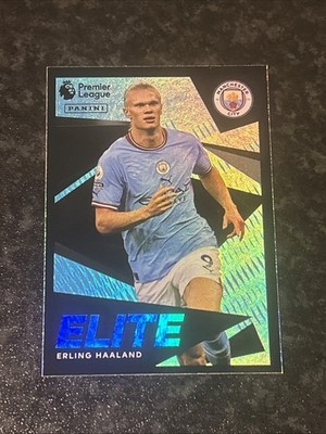 Panini Premier League 2023 Parallel Sticker - Erling Haaland - Blau