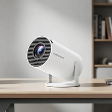 Projecteur Portable WiFi Bluetooth Grand Écran 200" Cinéma Maison Full HD 1080P