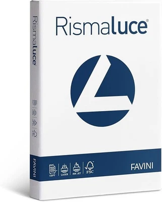 Favini Rismaluce carta A4 100 gr/mq 300 fg bianco
