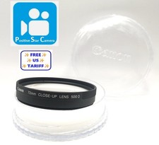       Almost Unused  Canon 500 72mm Close Up Lens From JAPAN