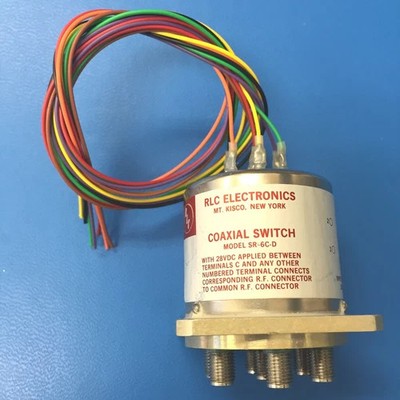 RLC Electronics SR-6C-D: RF Coaxial Switch, 18 GHz