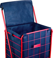 Folding Shopping Cart Liner Rolling Utility Trolley Grocery Basket Waterproof