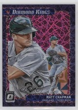 2021 Donruss Optic Diamond Kings Pink Velocity Prizm /249 Matt Chapman #11 hu8