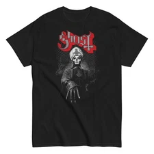 MerchMoment Ghost - Silveresque T-Shirt T-Shirt Black New